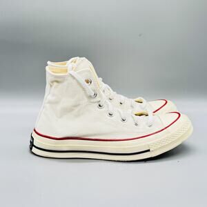 Converse Shoes Womens 8 White Canvas Chuck Taylor 70 High Top Classic Sneakers